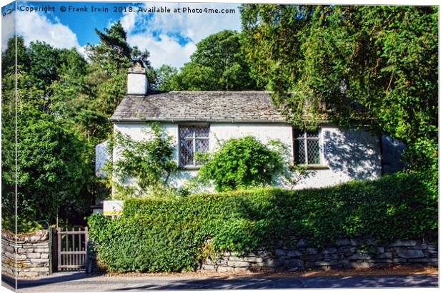 Dove Cottage - Grasmere - UK Canvas Print by Frank Irwin