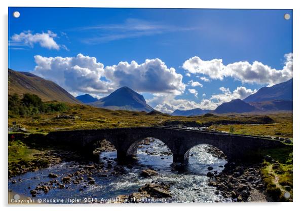 Isle of Skye landscape Acrylic by Rosaline Napier