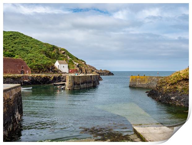 Porthgain Harbour, Pembrokeshire, Wales, UK Print by Mark Llewellyn