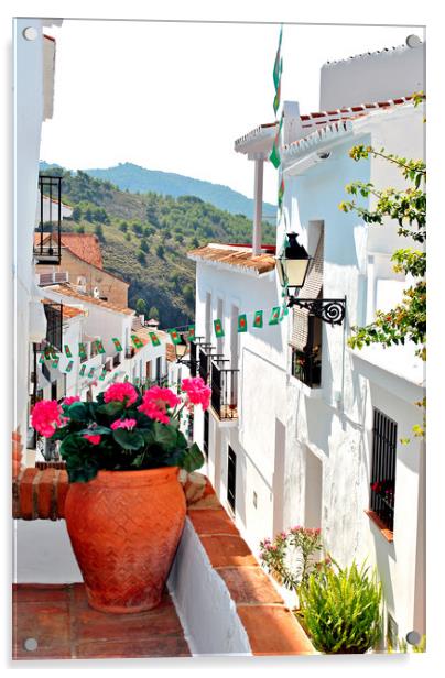 Frigiliana Andalusia Costa del Sol Spain Acrylic by Andy Evans Photos