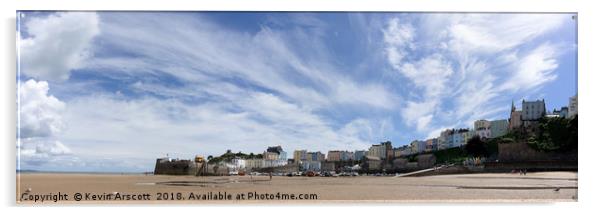 Tenby Panorama Acrylic by Kevin Arscott