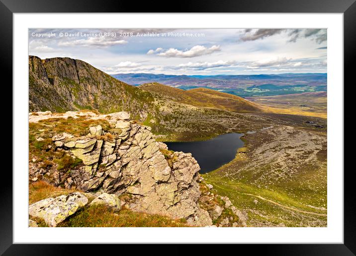 Lochnagar Framed Mounted Print by David Lewins (LRPS)