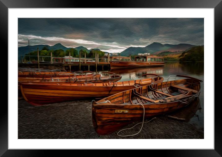 Derwent Boats Framed Mounted Print by Paul Andrews