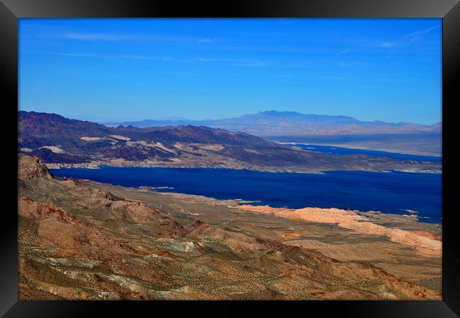 Majestic views of Lake Mead Framed Print by Andy Evans Photos
