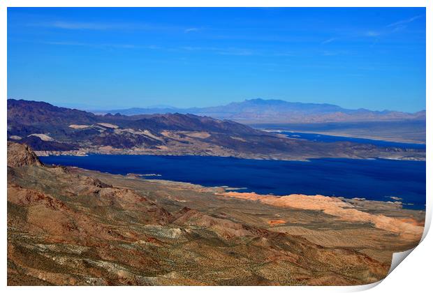 Majestic views of Lake Mead Print by Andy Evans Photos