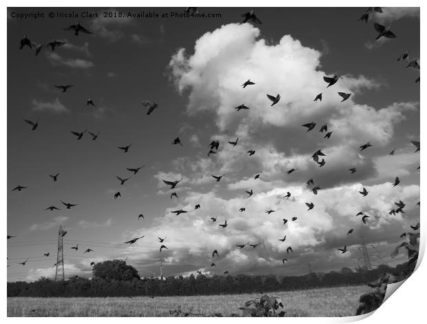 The Birds Print by Nicola Clark