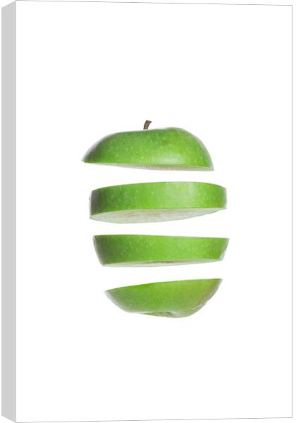Green Apple Canvas Print by Bahadir Yeniceri