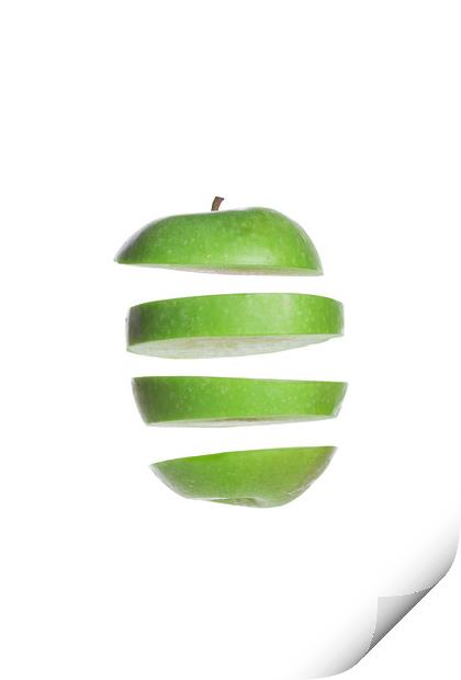 Green Apple Print by Bahadir Yeniceri
