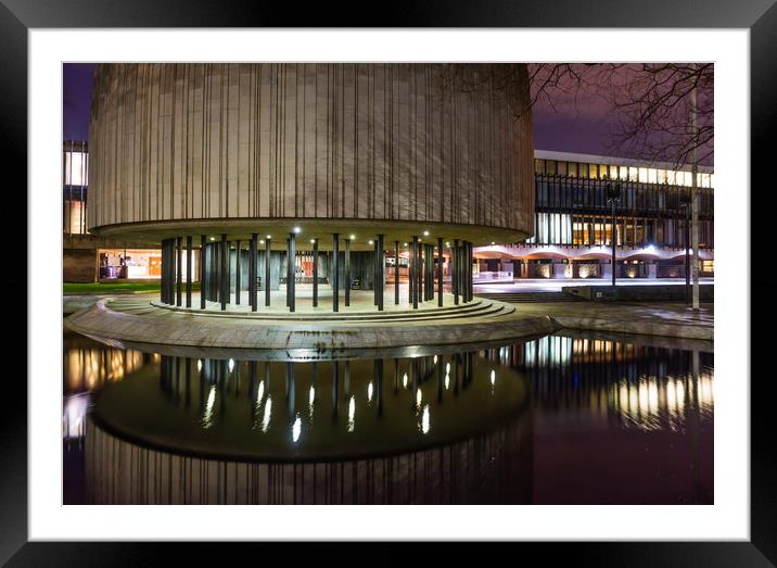 Newcastle's Civic Centre Framed Mounted Print by Naylor's Photography