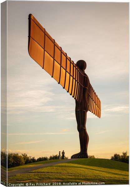 Angel of the North  Canvas Print by Ray Pritchard