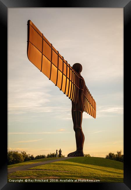 Angel of the North  Framed Print by Ray Pritchard