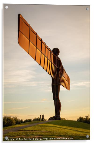 Angel of the North  Acrylic by Ray Pritchard