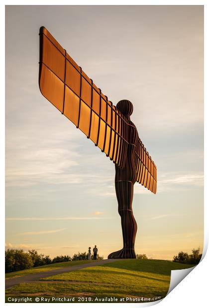 Angel of the North  Print by Ray Pritchard