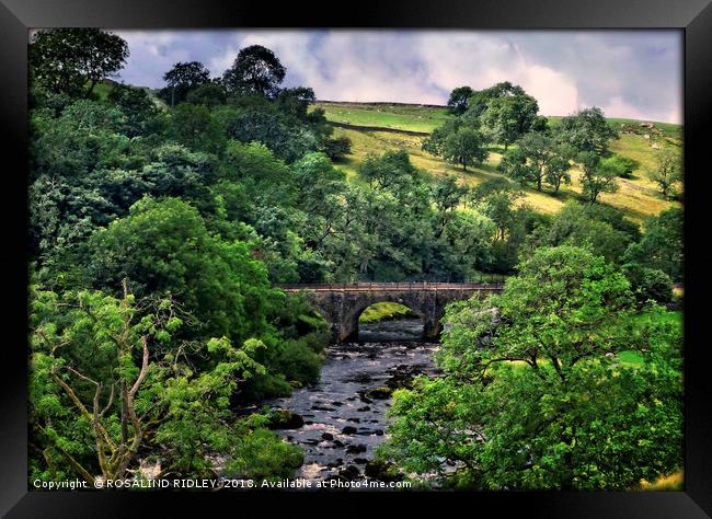 "Ribblesdale" Framed Print by ROS RIDLEY