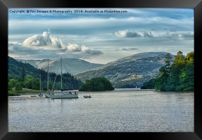 Bowness on windermere Framed Print by Derrick Fox Lomax