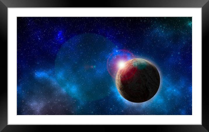 Planet X Framed Mounted Print by Bahadir Yeniceri