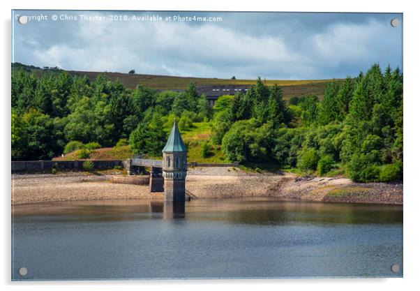 Pontsticill Reservoir August 2018 Acrylic by Chris Thaxter