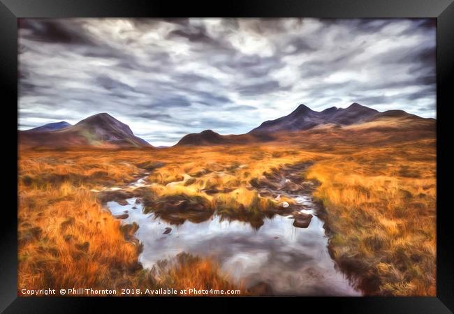The Cuillin Range No.3 Framed Print by Phill Thornton