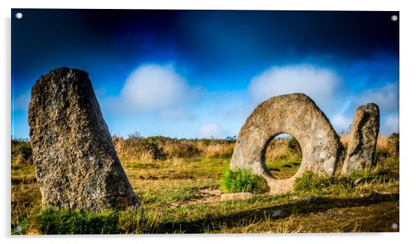 Men-an-Tol Acrylic by Mike Lanning