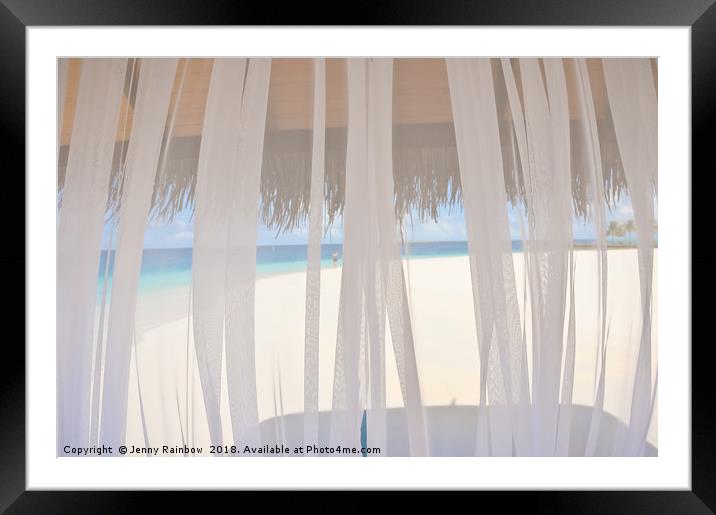 Veiled World. Maldives Framed Mounted Print by Jenny Rainbow