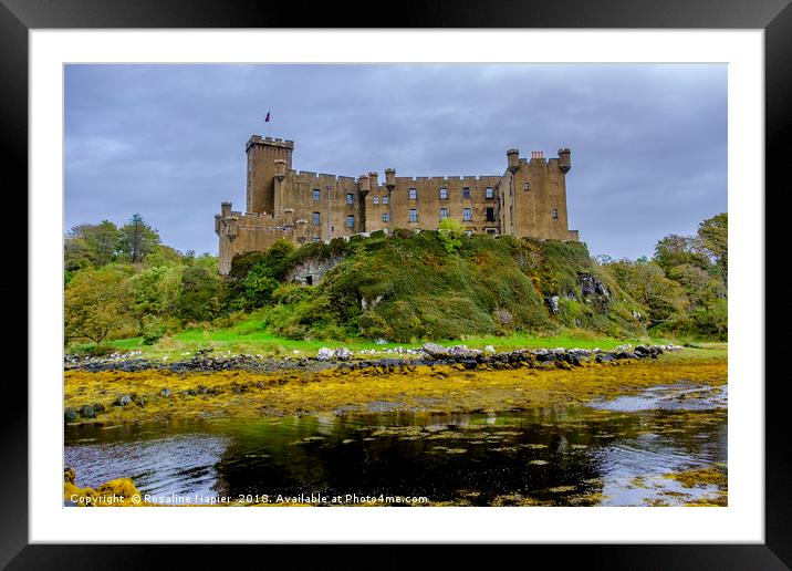 Dunvegan Castle Skye Framed Mounted Print by Rosaline Napier