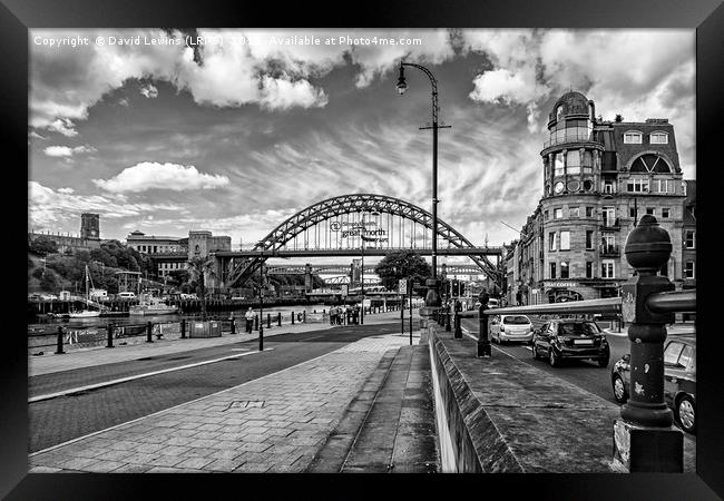 Newcastle Quayside Framed Print by David Lewins (LRPS)