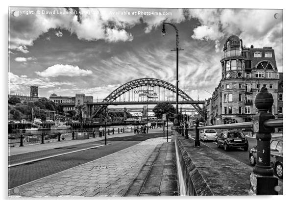 Newcastle Quayside Acrylic by David Lewins (LRPS)