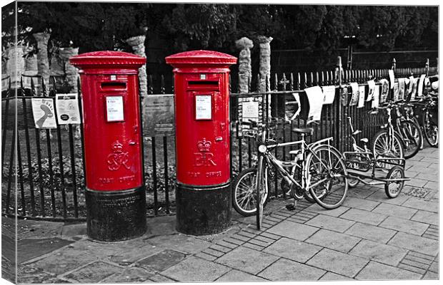 Old era Post Boxes Canvas Print by Paul Macro