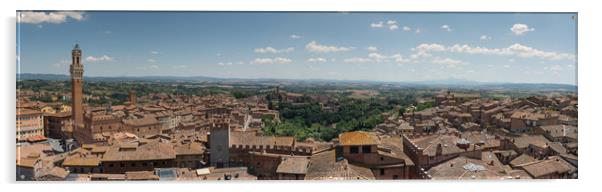 Panoramic view of Siena Acrylic by ANDREW HUDSON