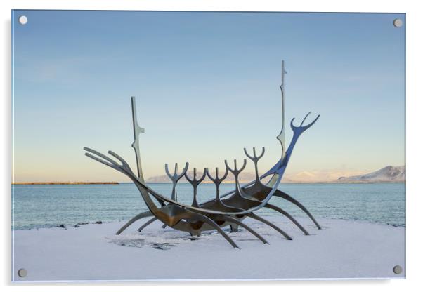 Sun Voyager, Reykjavik, Iceland Acrylic by Bahadir Yeniceri