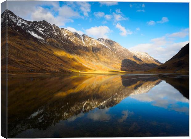 Majestic Reflections Canvas Print by Tommy Dickson