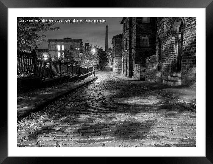 Albert Terrace Framed Mounted Print by nick hirst