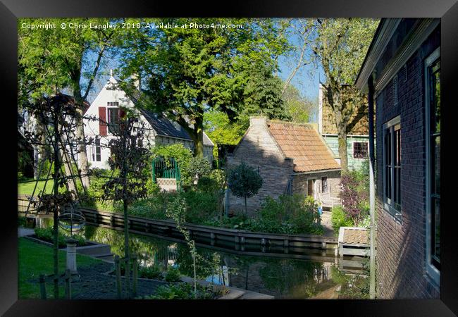 A Canal Runs through it Framed Print by Chris Langley