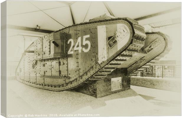 Tank 245  Canvas Print by Rob Hawkins