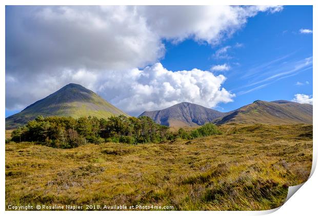 Glamaig and Red Hills Skye Print by Rosaline Napier