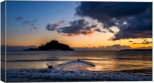 St Michael's Mount Canvas Print by Mike Lanning