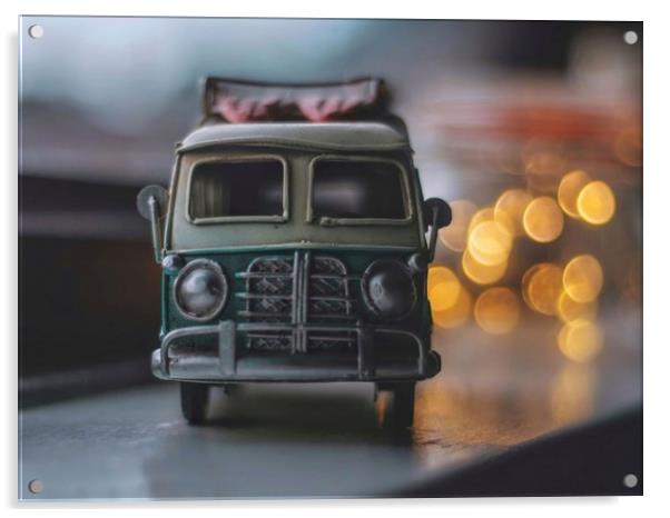 VW Camper Van Acrylic by Gabriella Dooey
