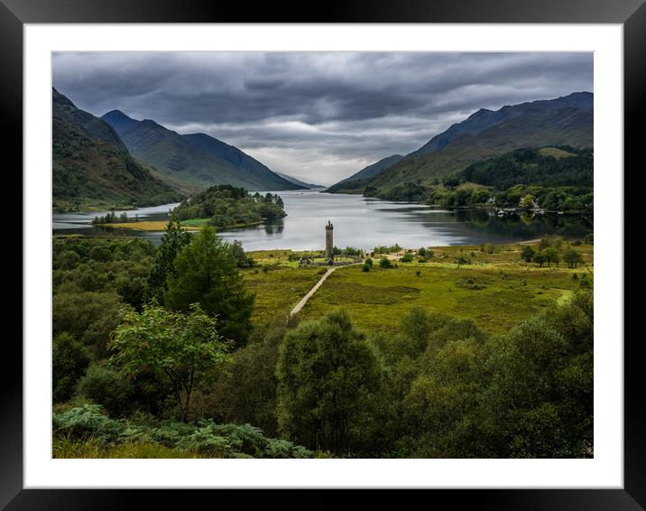 Glenfinnan Monument Framed Mounted Print by George Robertson