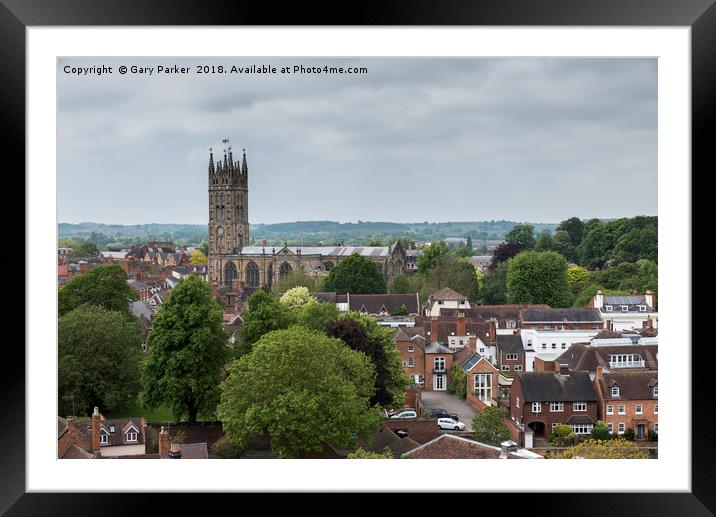 Warwick Cathedral  Framed Mounted Print by Gary Parker