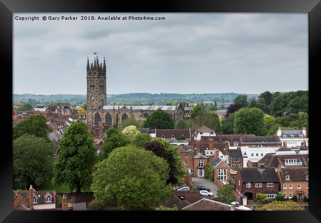 Warwick Cathedral  Framed Print by Gary Parker