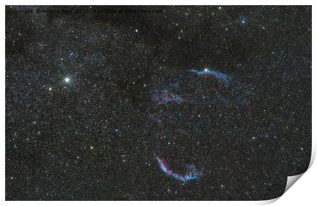 Veil Nebula. Print by Angela Aird