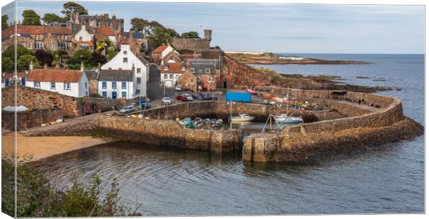 Crail Harbour Canvas Print by George Robertson