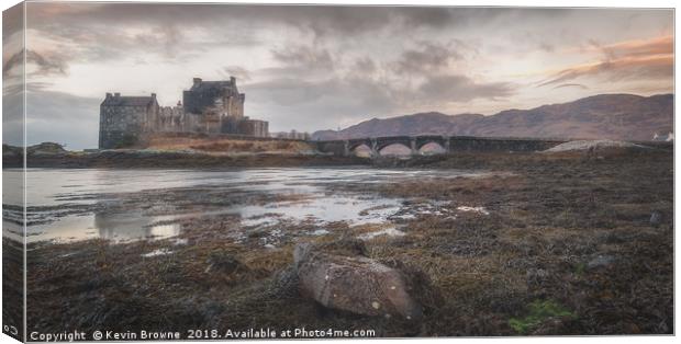 Eilean Donan Castle Canvas Print by Kevin Browne