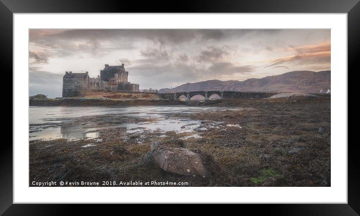 Eilean Donan Castle Framed Mounted Print by Kevin Browne