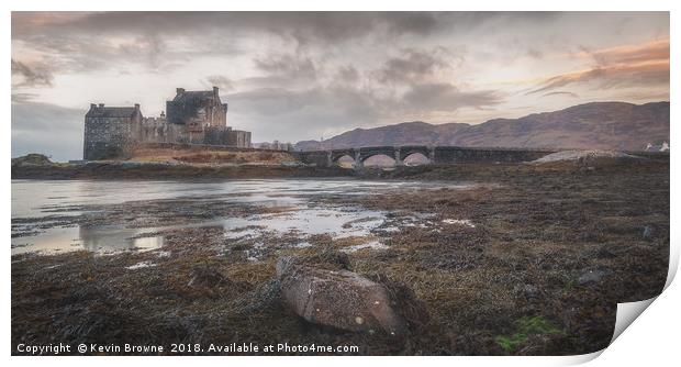 Eilean Donan Castle Print by Kevin Browne