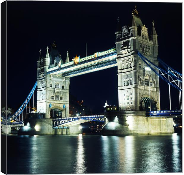 Tower Bridge in London, England Canvas Print by Maggie McCall