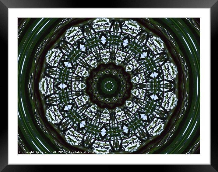 Within the living Church Framed Mounted Print by Kate Small