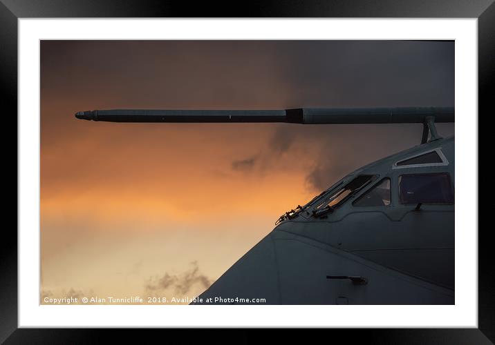 Hawker Siddeley Nimrod Framed Mounted Print by Alan Tunnicliffe