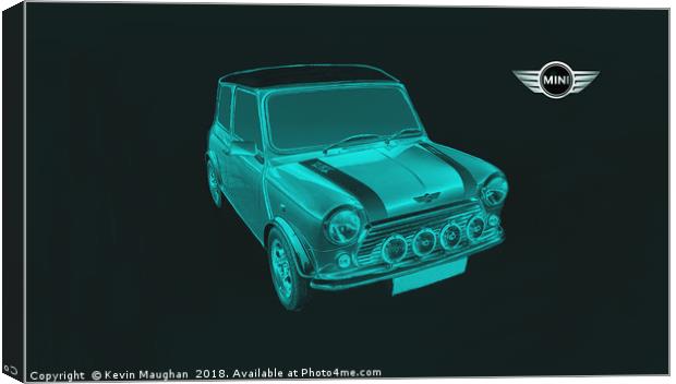 Rover Mini 1998 Canvas Print by Kevin Maughan