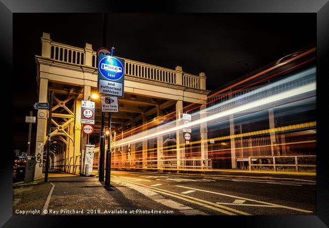 Entrance to High Level Bridge Framed Print by Ray Pritchard